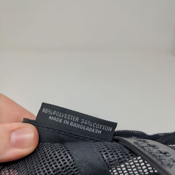 Pacific Headwear Men's Snapback Mesh Back Hat Black Adjustable Metro Diner Logo - Picture 12 of 12